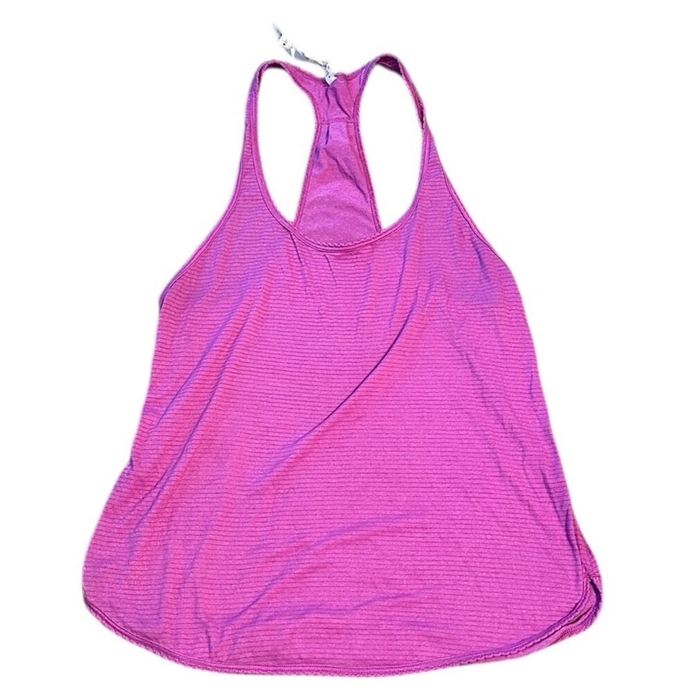 Lululemon Size 4 Pink/Purple Flowy Racerback Tank Top EUC